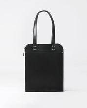 Näver Big Shoulder Bag in Black leather