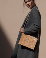 Näver Small Shoulder Bag in Natural leather