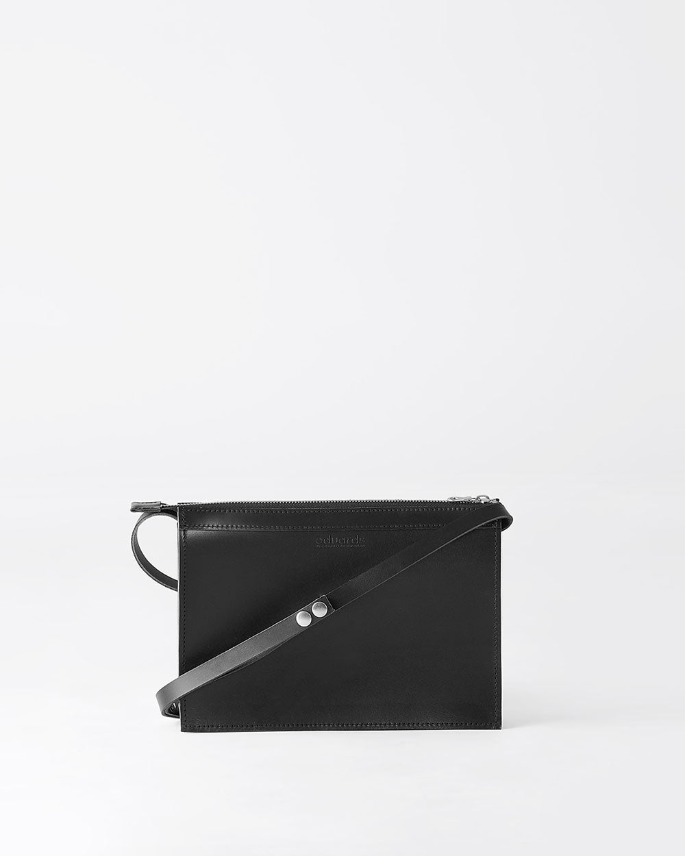 Näver Small Shoulder Bag In Black leather