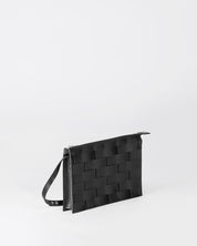 Näver Small Shoulder Bag In Black leather