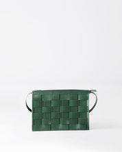 Näver Small Shoulder Bag in Green leather