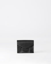 Näver Mini Shoulder Bag in Black leather