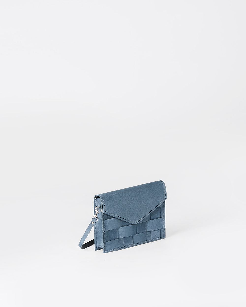 Näver Mini Shoulder Bag In Oily Navy Nubuck leather