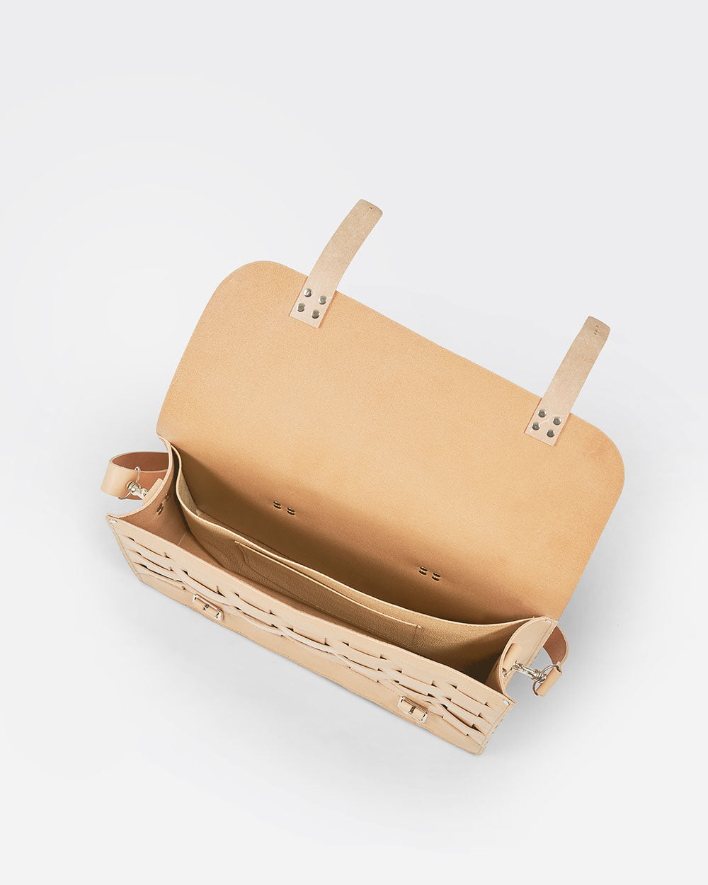 Näver Backpack / Shoulder Bag in Natural leather