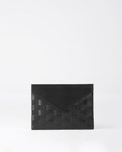 Näver Kuvert / Laptop Sleeve in Black leather