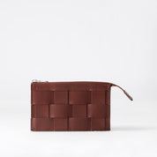 Näver Wallet in Brick leather