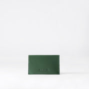 Björk Pocket Cardholder i Grönt läder