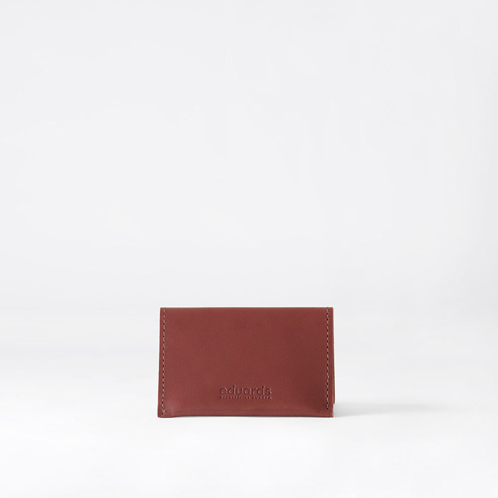 Björk Pocket Cardholder i Burgundy läder