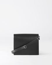 Näver Duo Shoulder Bag in Black leather