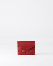 Näver Mini Shoulder Bag in Red leather