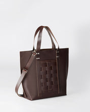 Näver Tote in Chestnut leather