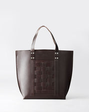 Näver Tote in Chestnut leather