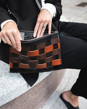 Näver Small Shoulder Bag In Patchy leather