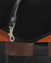 Näver Mini Shoulder Bag in Patchy leather