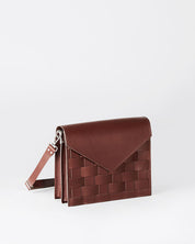 Näver Duo Shoulder Bag in Brick leather