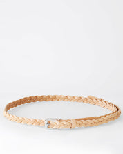 Braid Belt Long i Naturläder