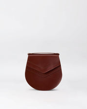 Skiffer Arc Shoulder Bag in Brick leather