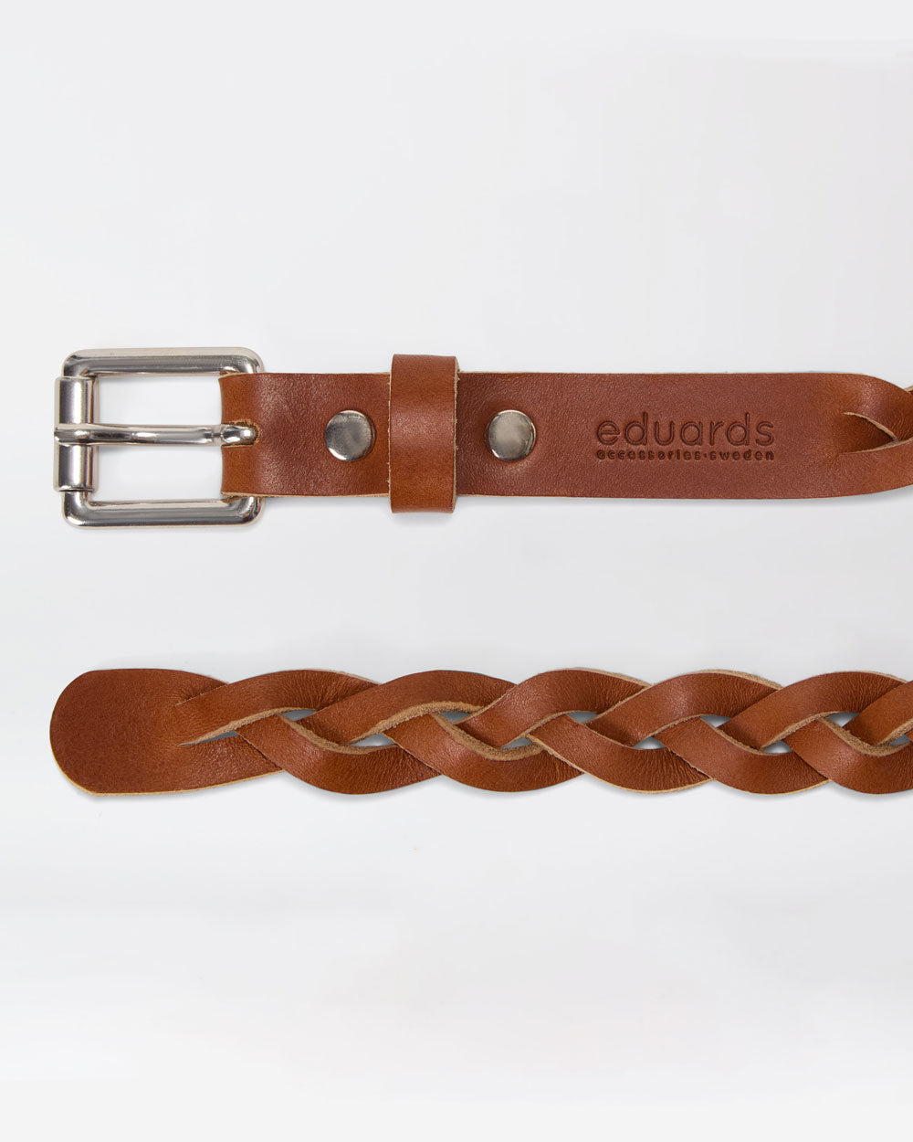 Braid Belt Long in Cognac leather – Eduards Accessories