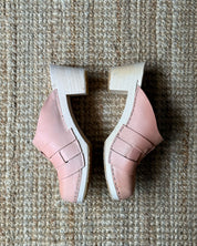 EVERGREENS CLN1 // NÄVER CLOG HIGH IN NATURAL LEATHER, SIZE 40