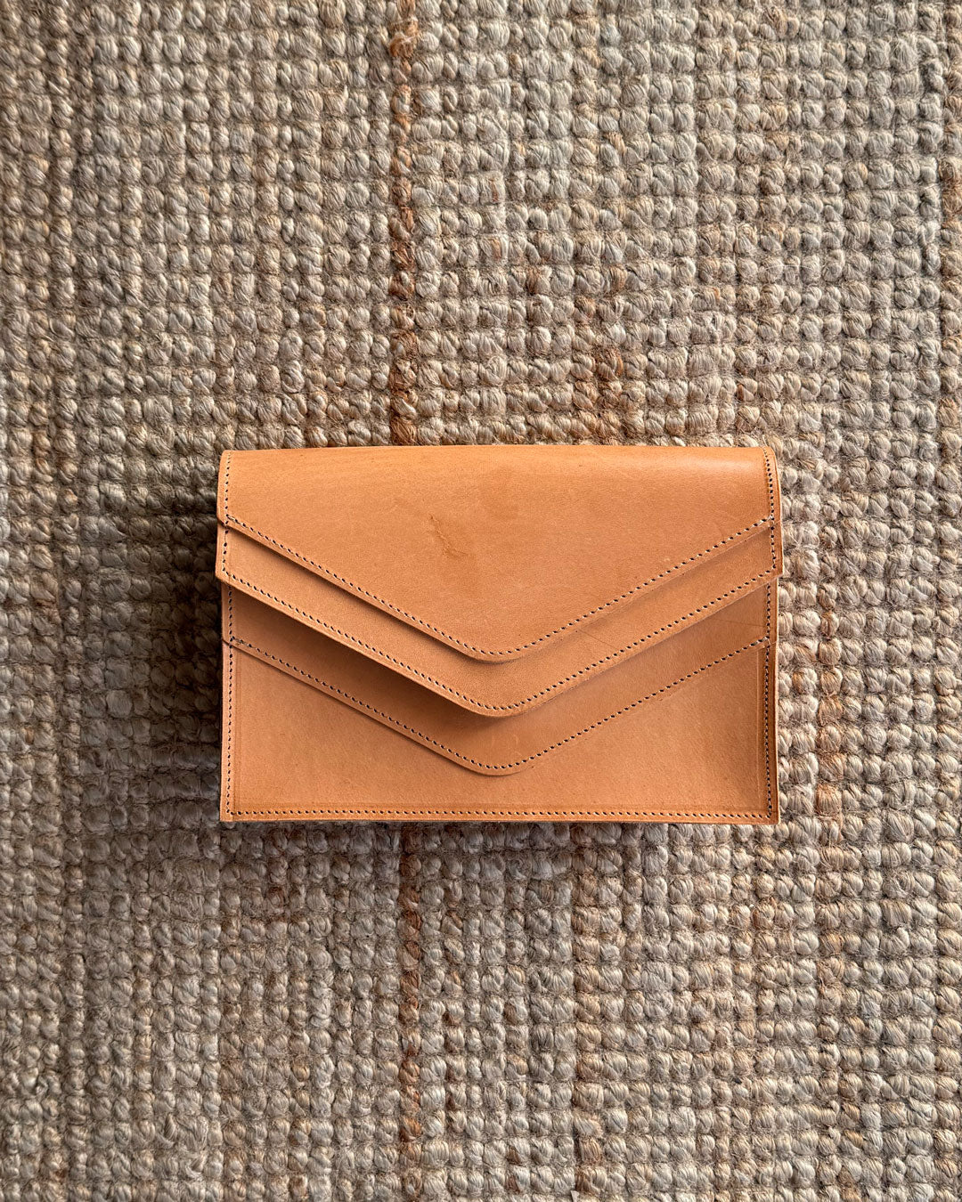 EVERGREENS SKNa3 // SKIFFER MINI BAG IN NATURAL LEATHER