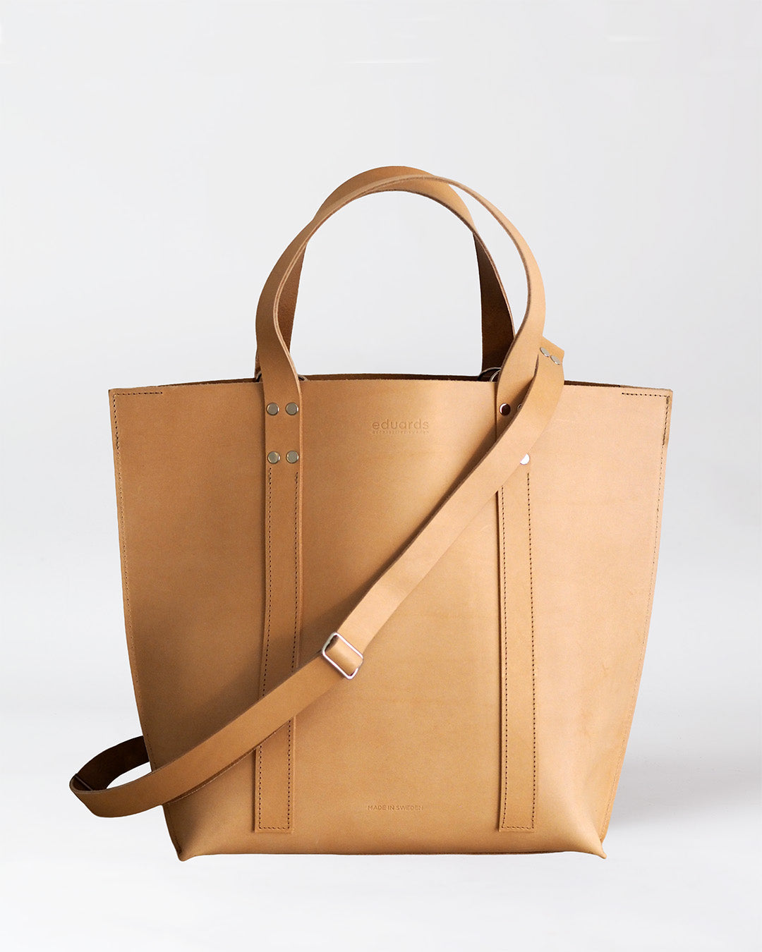 Näver Tote in Natural leather