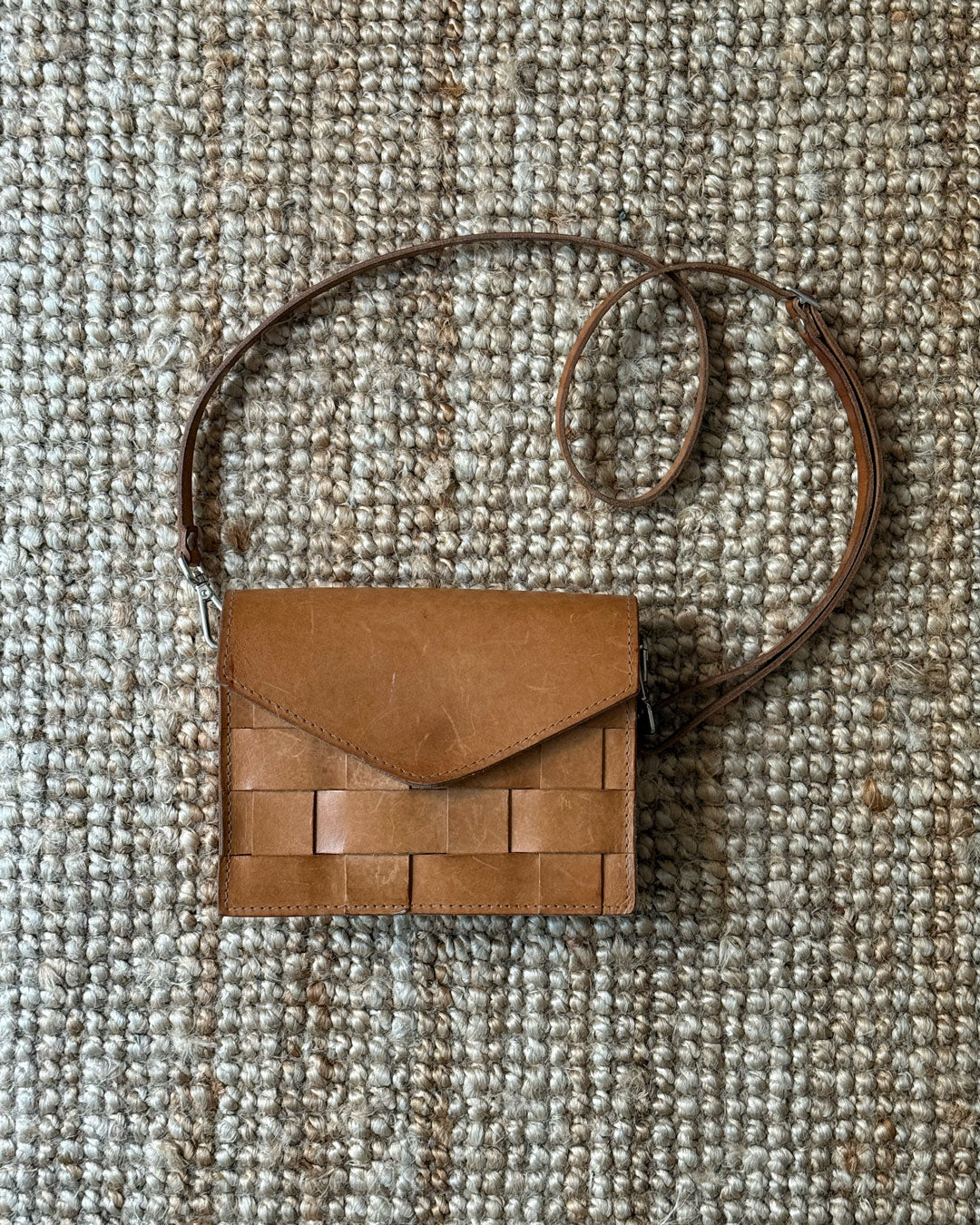 EVERGREENS MNA8 // NÄVER MINI BAG IN NATURAL LEATHER
