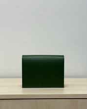MARKET MGR1 // NÄVER MINI SHOULDER BAG IN GREEN LEATHER