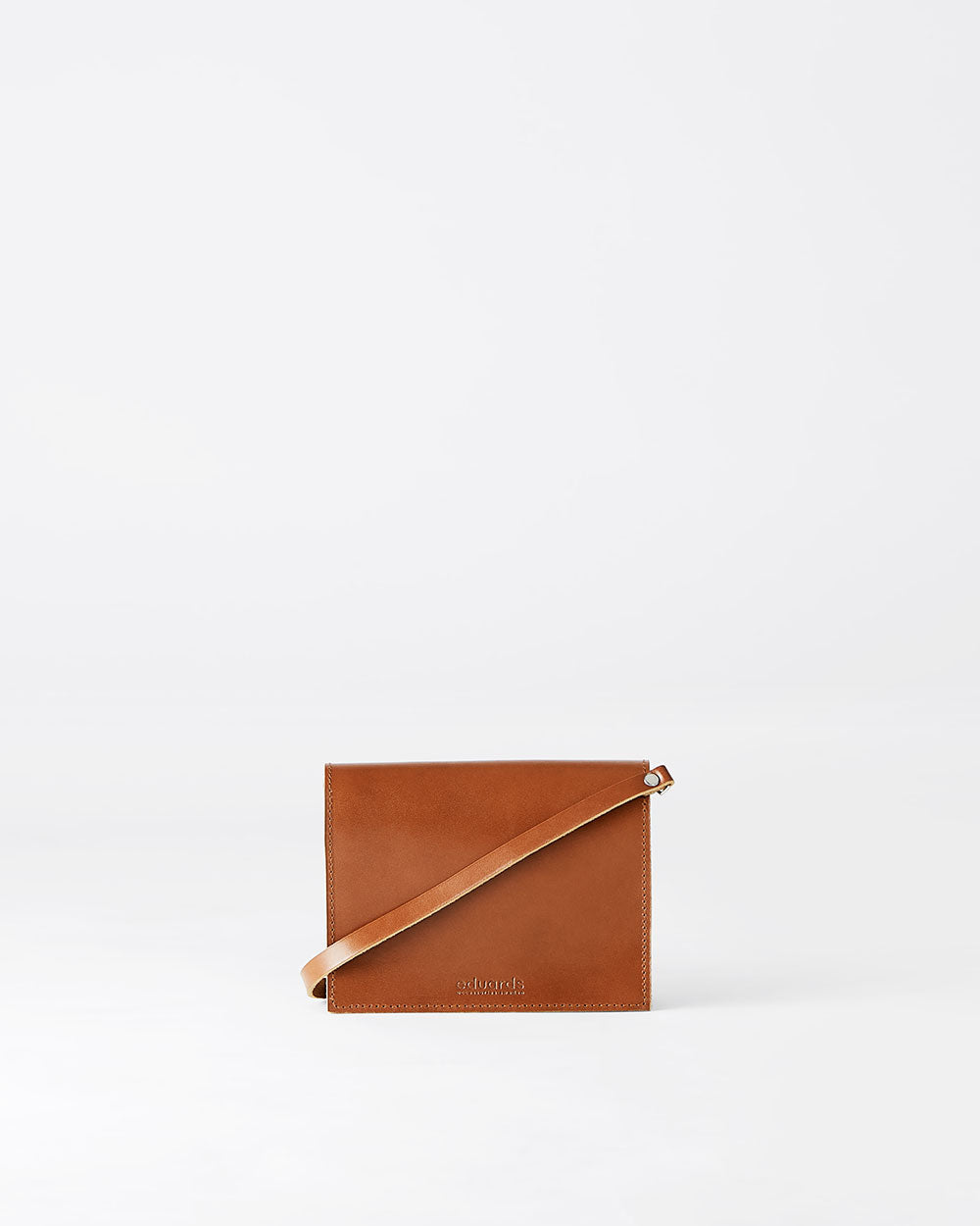 Näver Mini Shoulder Bag in Cognac leather