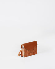 Näver Mini Shoulder Bag in Cognac leather