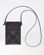 Näver Pocket Bag i Svart läder
