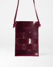 Näver Pocket Bag in Bordeaux Leder