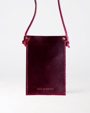 Näver Pocket Bag in Bordeaux Leder