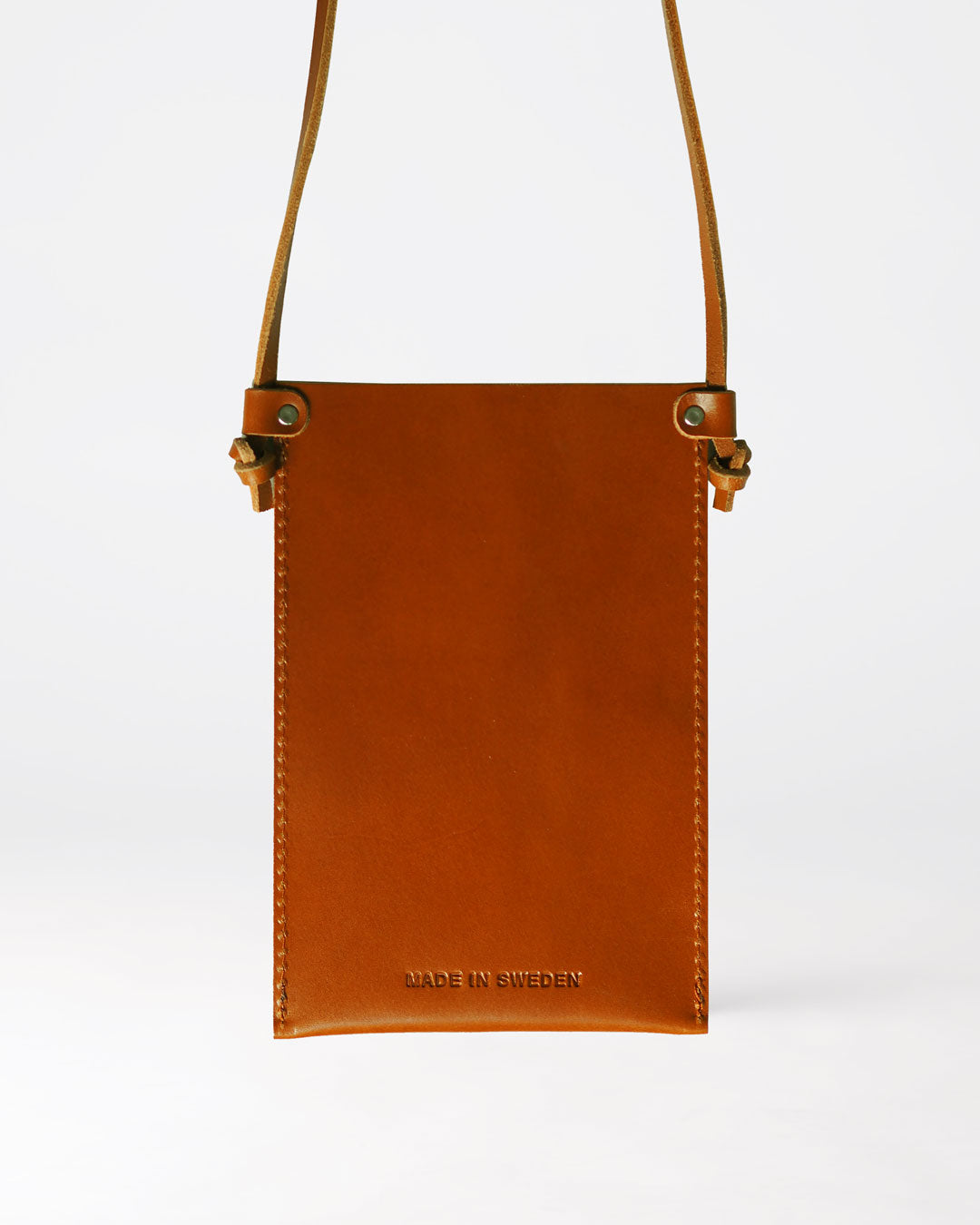 Näver Pocket Bag In Cognac leather