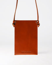 Näver Pocket Bag i Konjaksfärgat läder