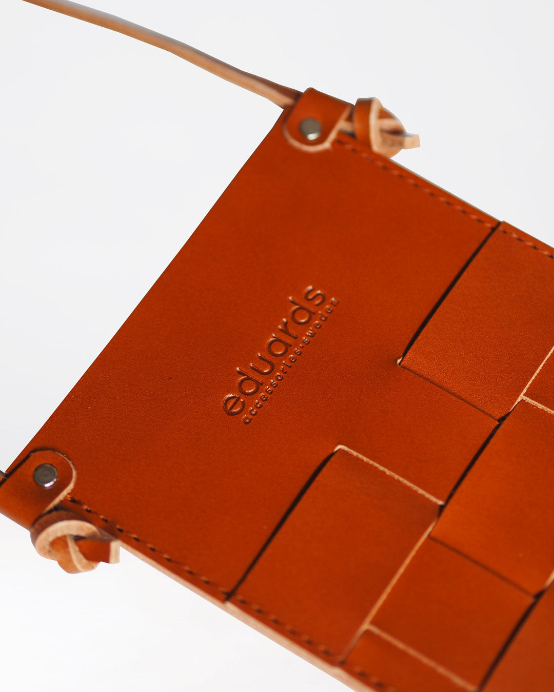 Näver Pocket Bag i Konjaksfärgat läder