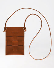 Näver Pocket Bag i Konjaksfärgat läder