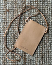 EVERGREENS NPN // NÄVER POCKET BAG IN NATURLEDER