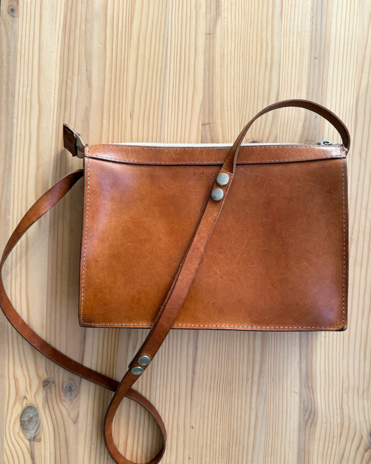 EVERGREENS SNA5 // NÄVER SMALL SHOULDER BAG I NATURLÄDER