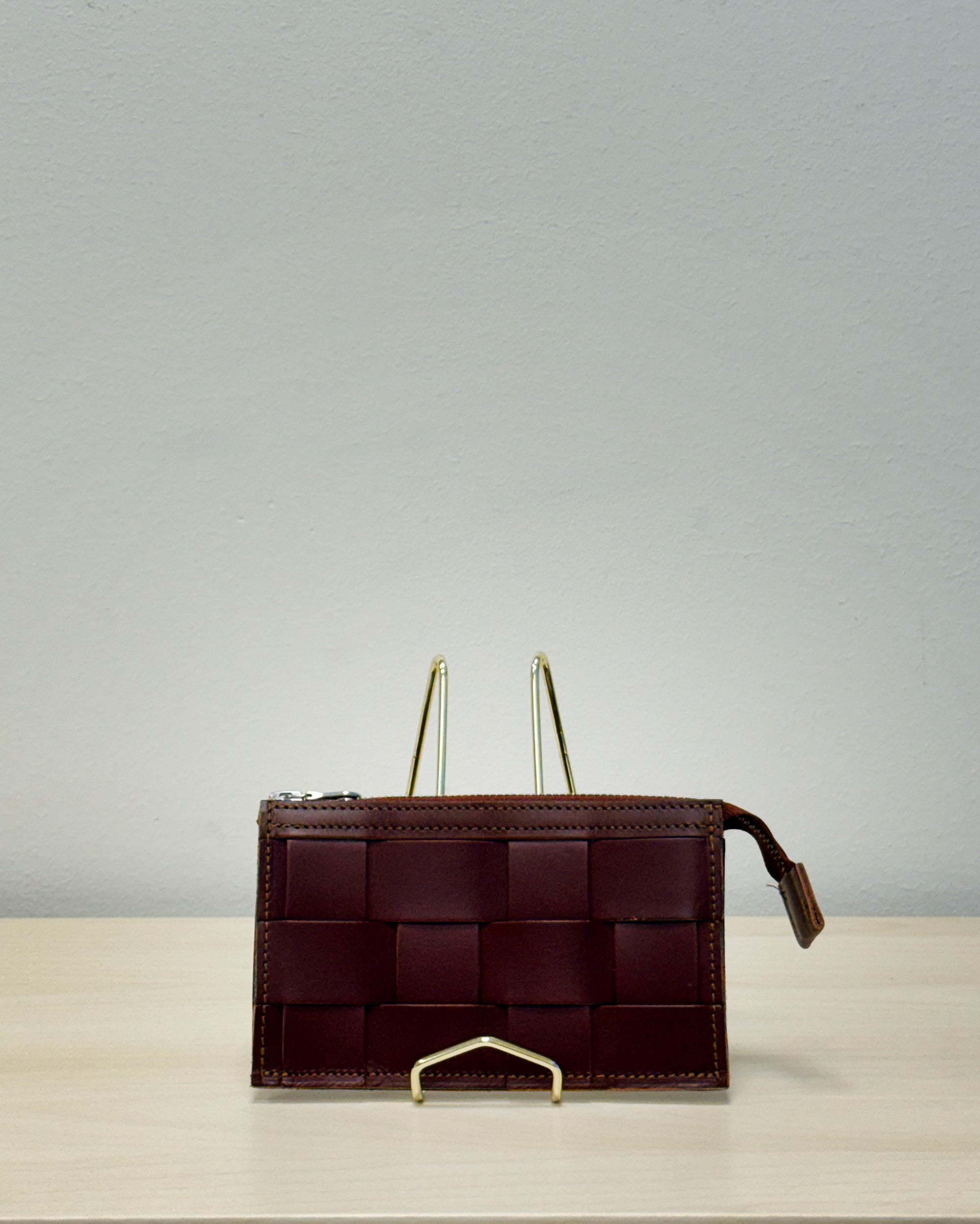 MARKET WBR1 // NÄVER WALLET IN BRICK LEATHER