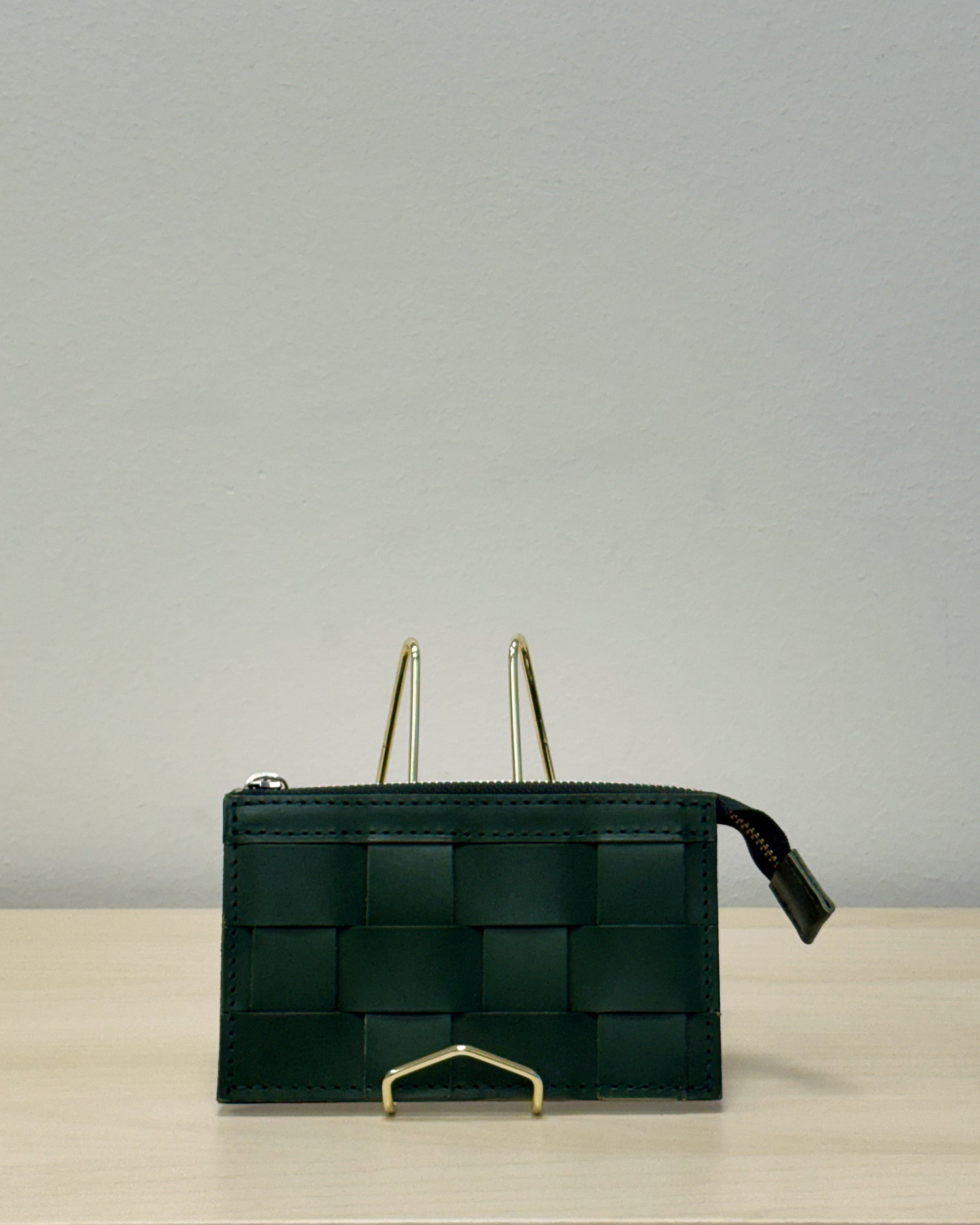 MARKET WGR1 // NÄVER WALLET IN GREEN LEATHER